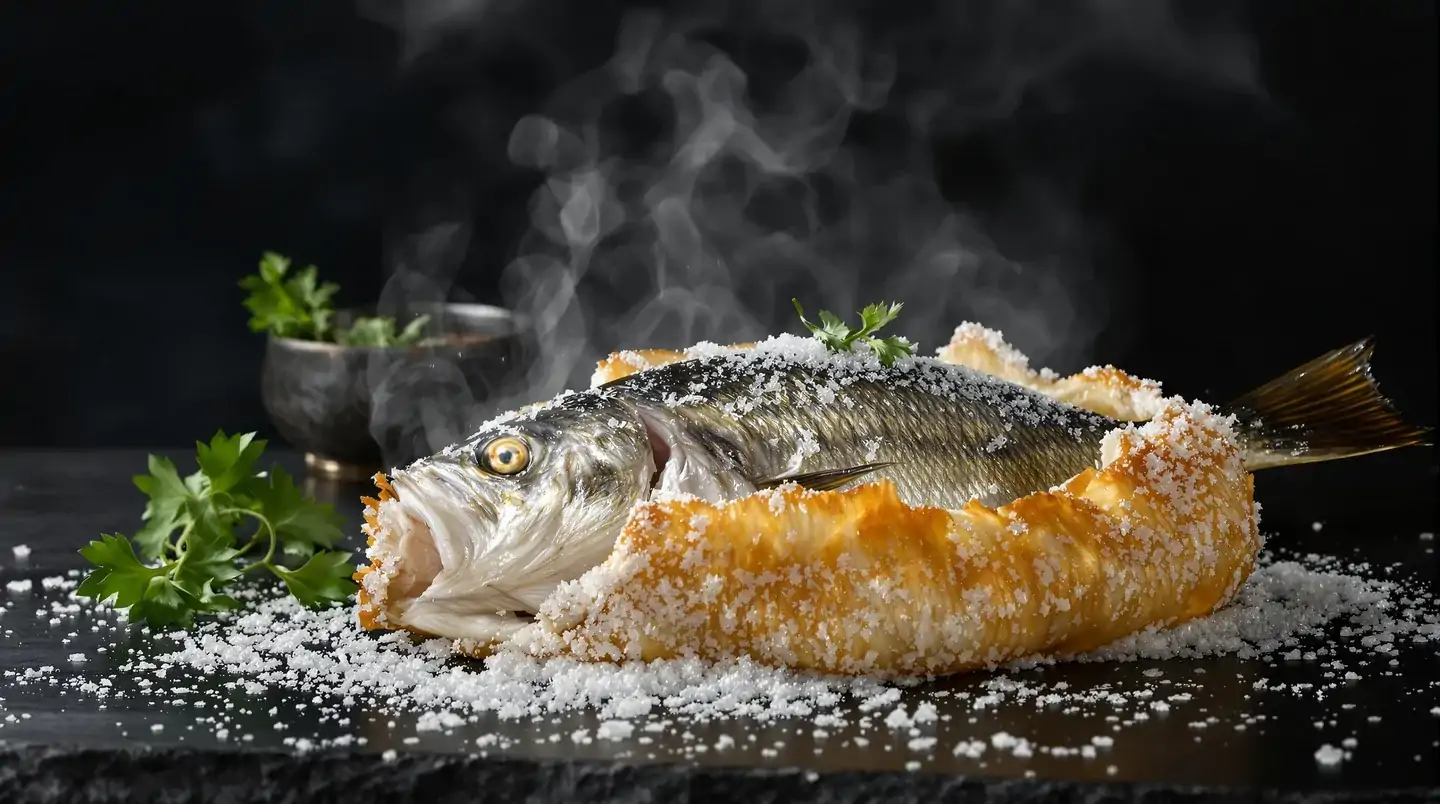 Cette technique de cuisson du bar entier va épater vos invités à tous les coups