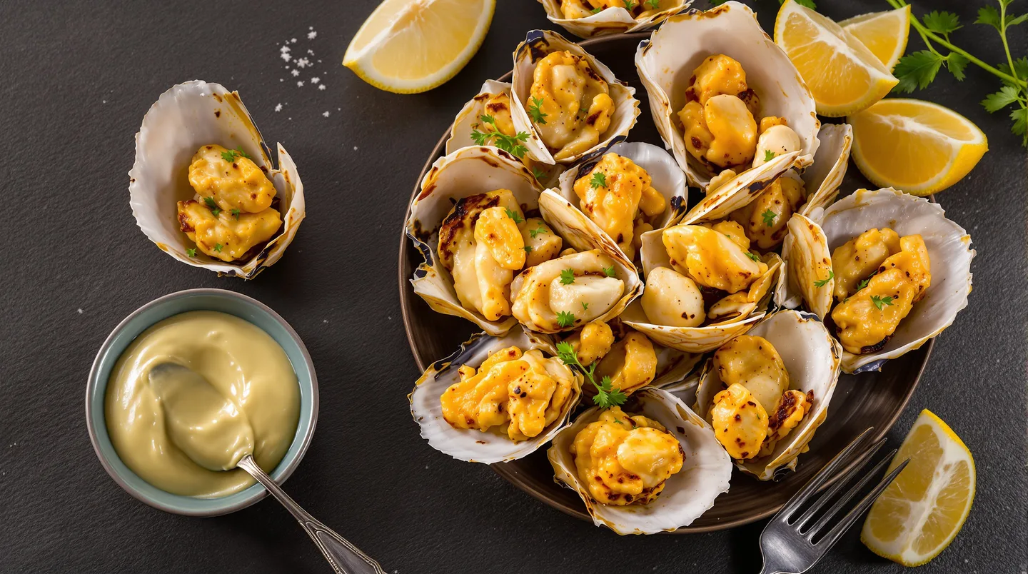 Cette technique de cuisson révèle toute la tendresse des bulots à la mayonnaise