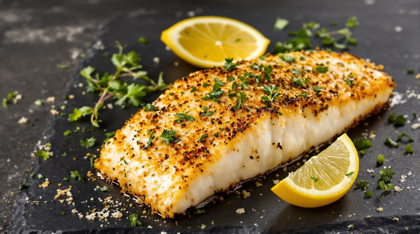 Cette croûte aux herbes révèle toute la saveur cachée du cabillaud