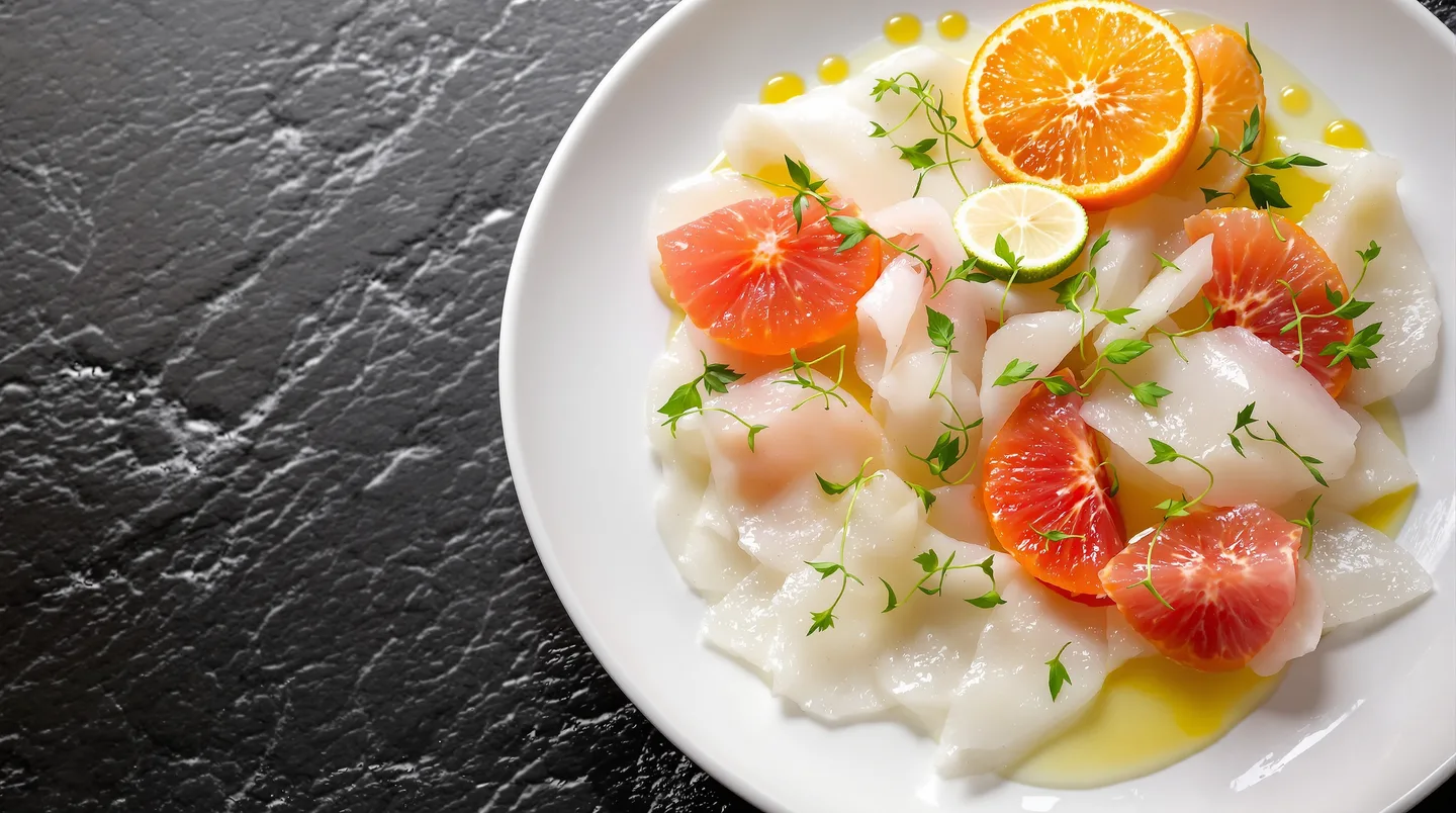 Cette technique d'agrumes sublime votre carpaccio de poisson en 15 minutes