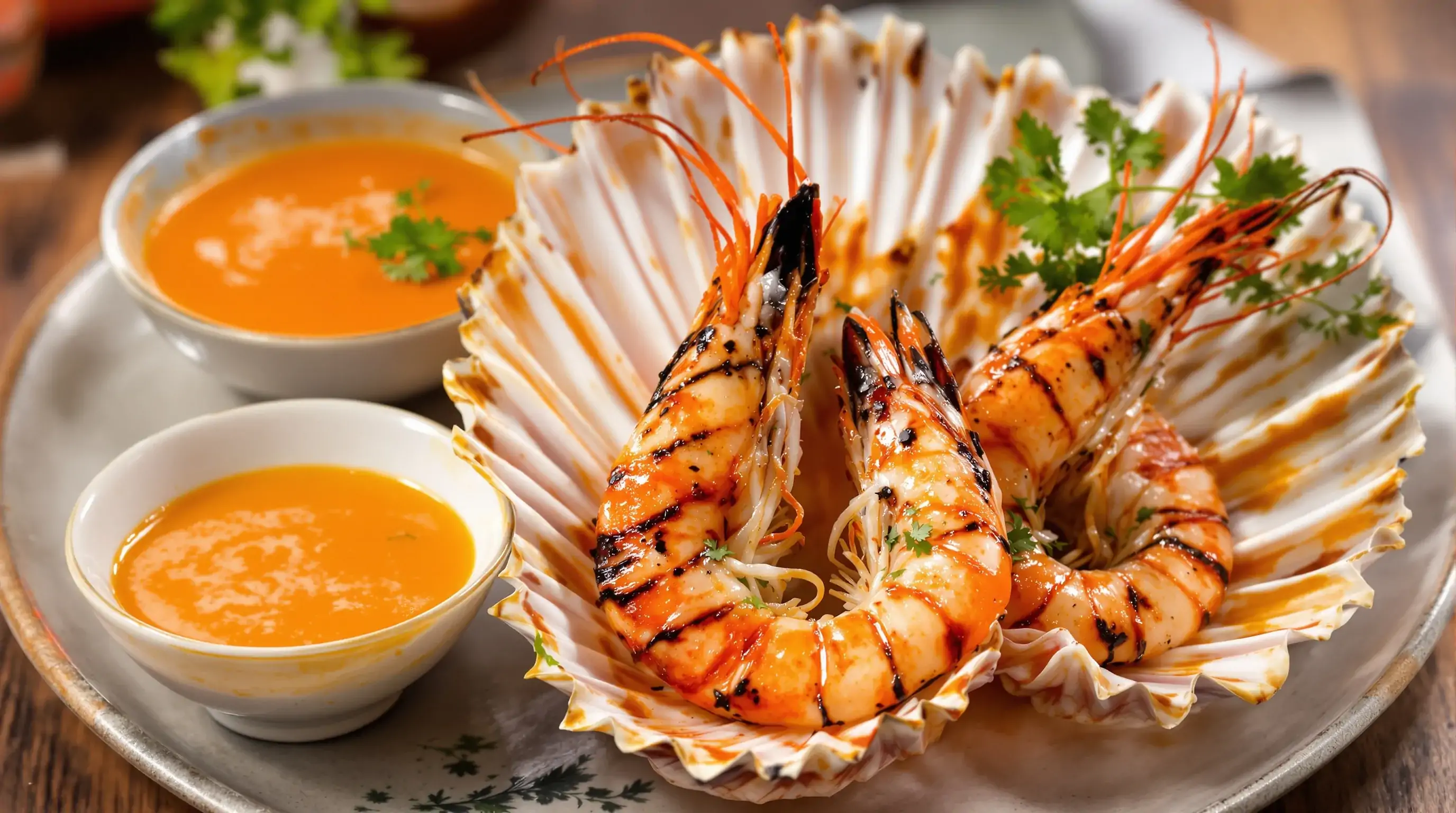 Langoustines grillées et leur bisque express : un plat de chef en 20 minutes