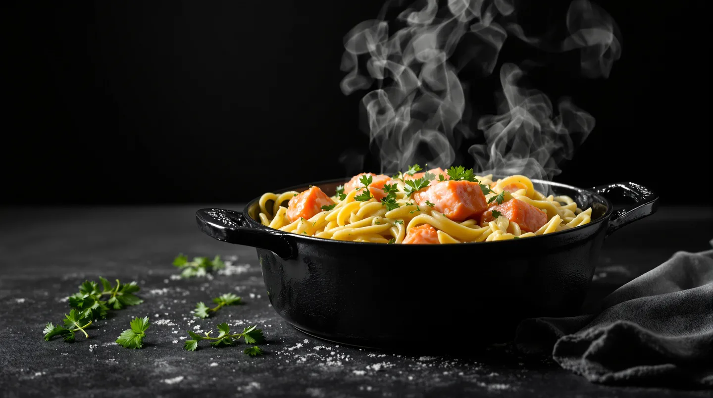 Cette technique one pot transforme vos pâtes au saumon en 20 minutes chrono