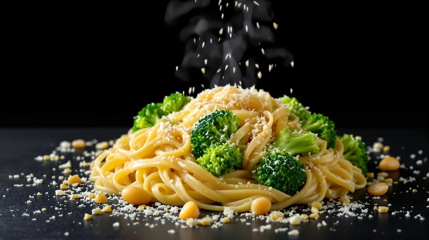 Cette astuce d'ail confit révolutionne les pâtes brocoli parmesan maison