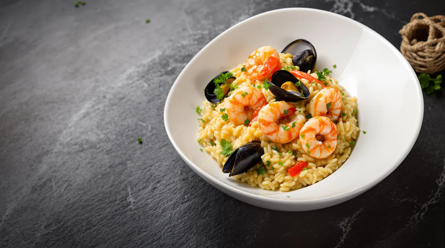 Cette technique de cuisson rend votre risotto aux fruits de mer irrésistible