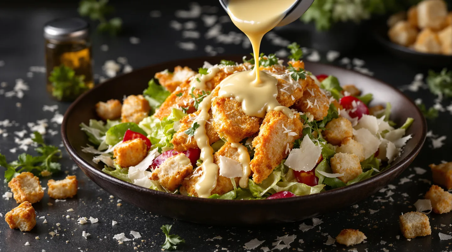 Cette technique de panure transforme votre salade César en plat gourmand