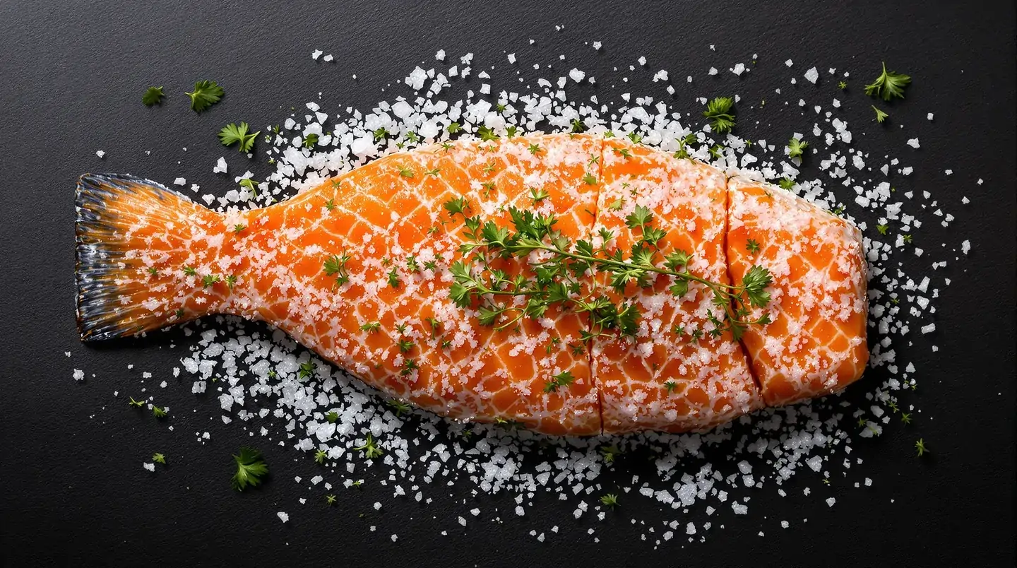 Cette technique en coque de sel va transformer votre saumon à jamais