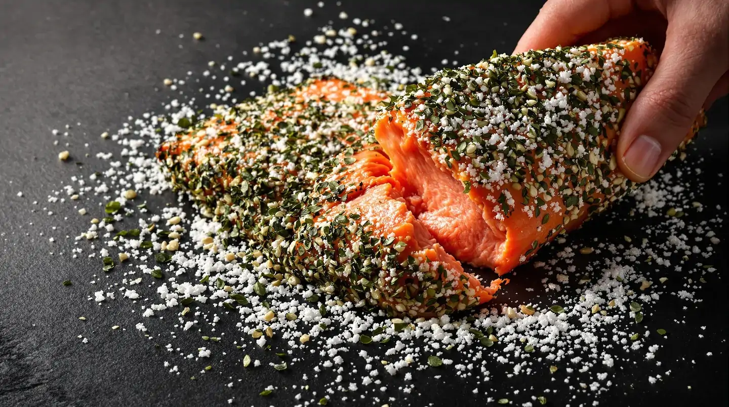 Cette technique de cuisson du saumon en croûte de sel va vous bluffer