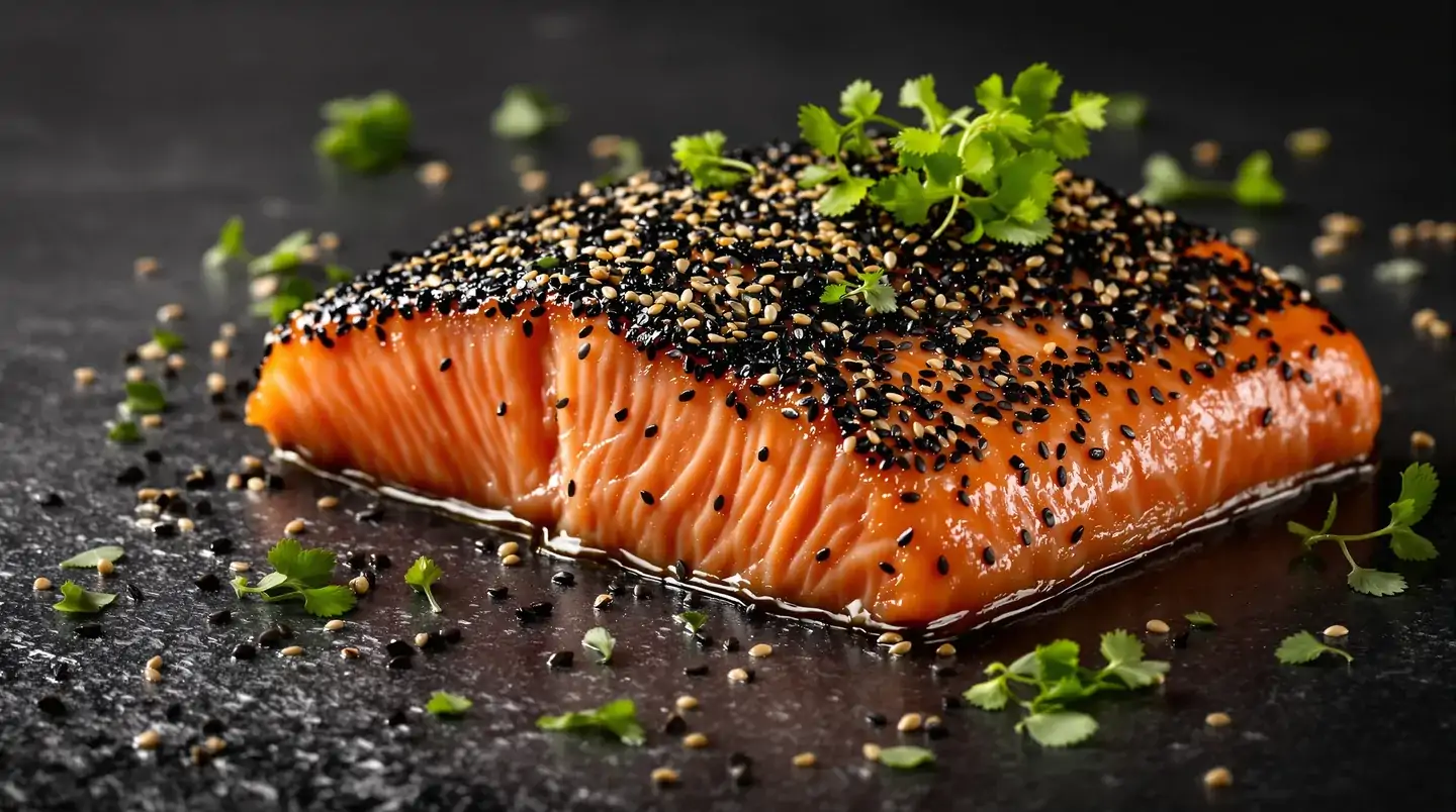 Cette croûte au wasabi transforme complètement le saumon classique