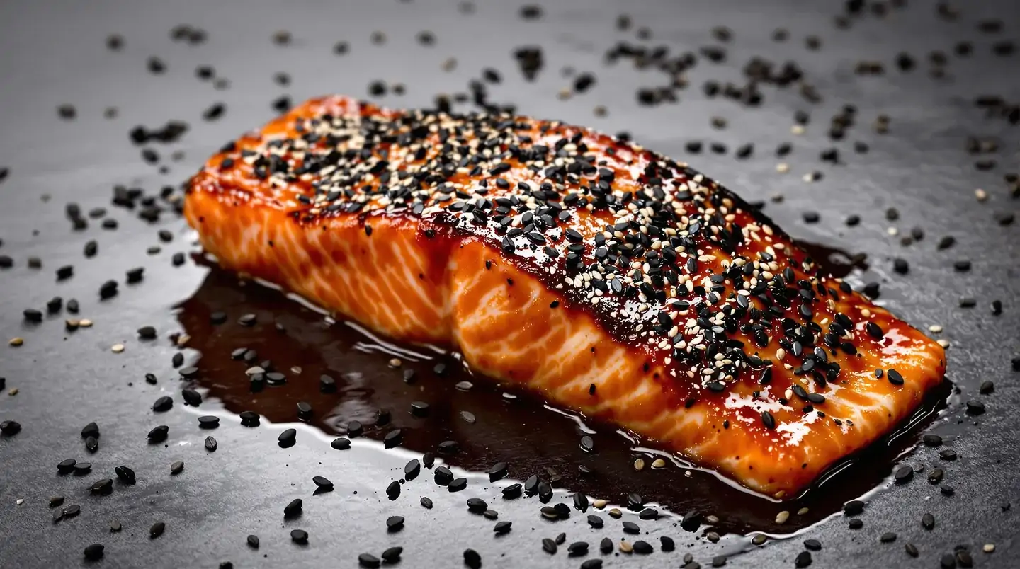 Ce saumon laqué au miso et sésame noir va révolutionner vos dîners