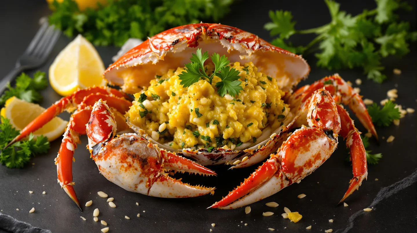 Cette farce aux herbes bretonnes sublime votre tourteau comme jamais